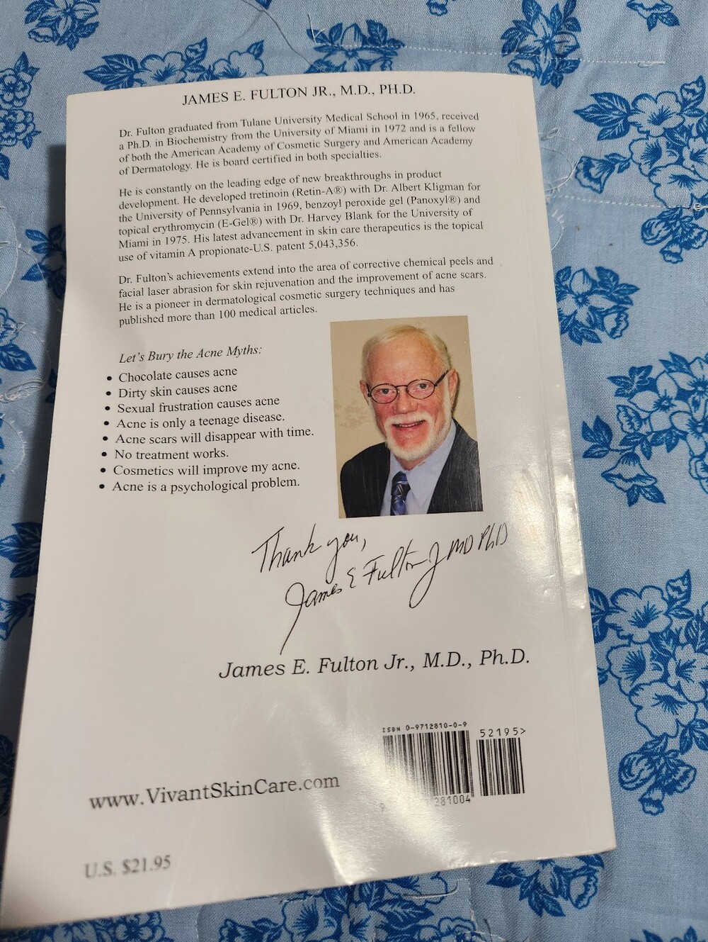 Acne RX Book By Dr. James Fulton - Picture 3 of 5